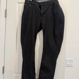 Lee Riders Midrise Skinny Jeans - black